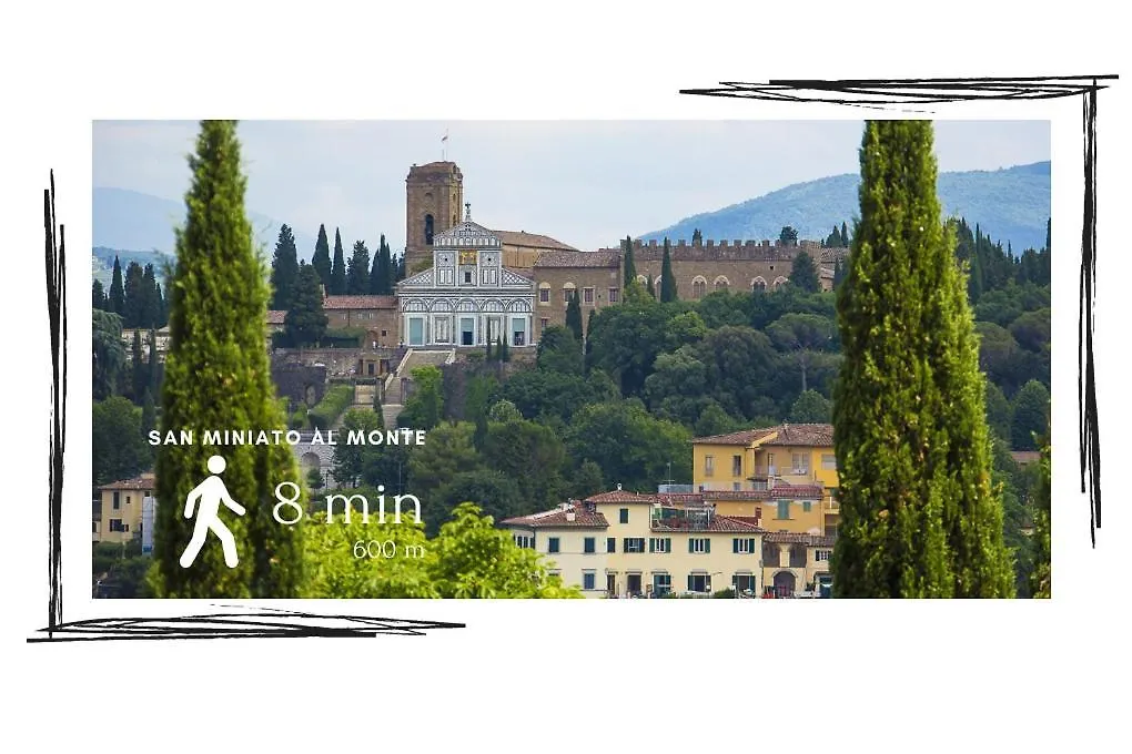 피렌체 Elegante Casa Ai Piedi Di Piazzale Michelangelo 아파트